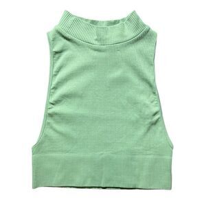 Princess Polly Tasha top sage green size small medium